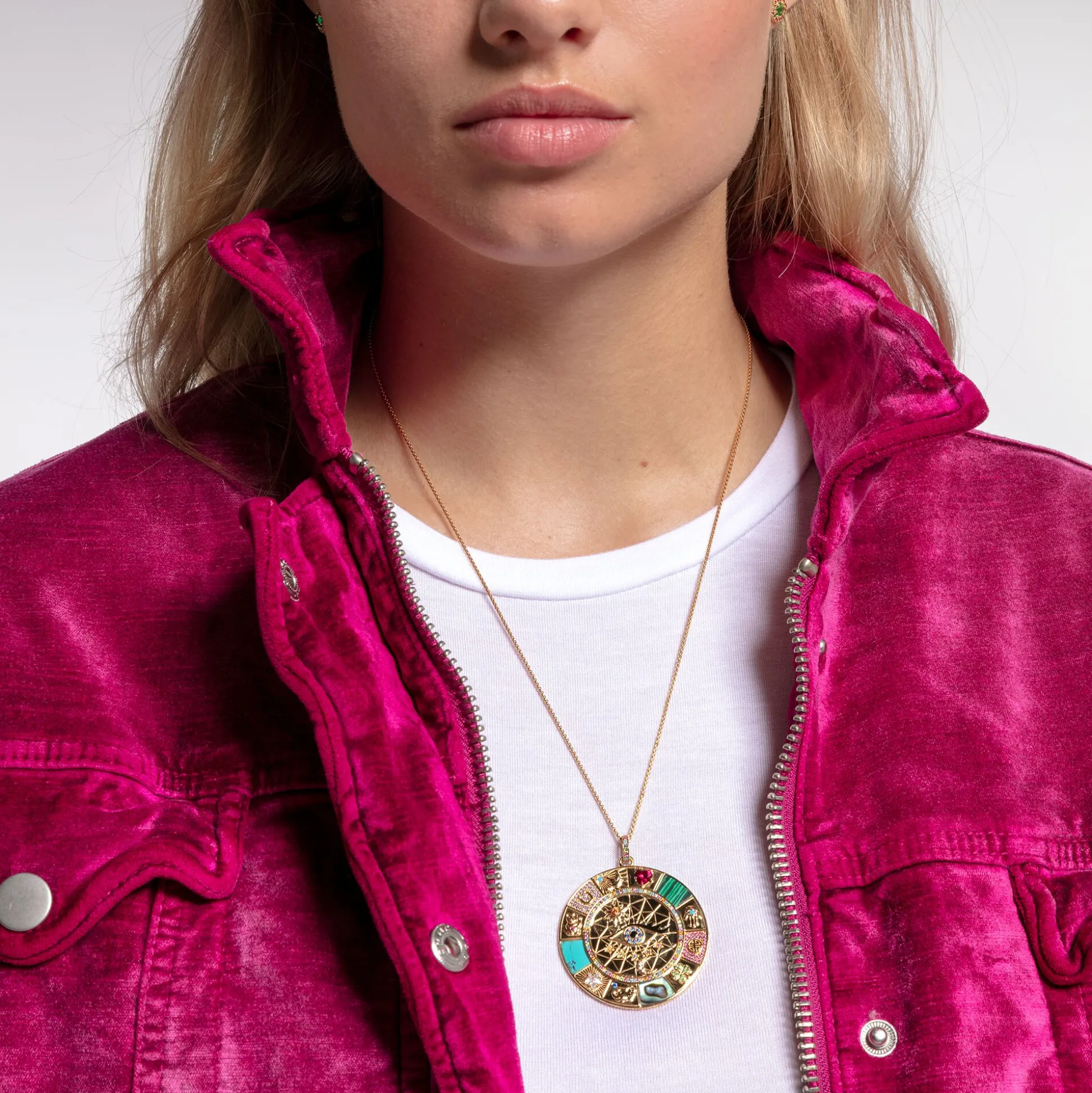 Flash Sale Anhänger Amulett magische Glückssymbole Damen Anhänger|18K Vergoldung - 925 Silber