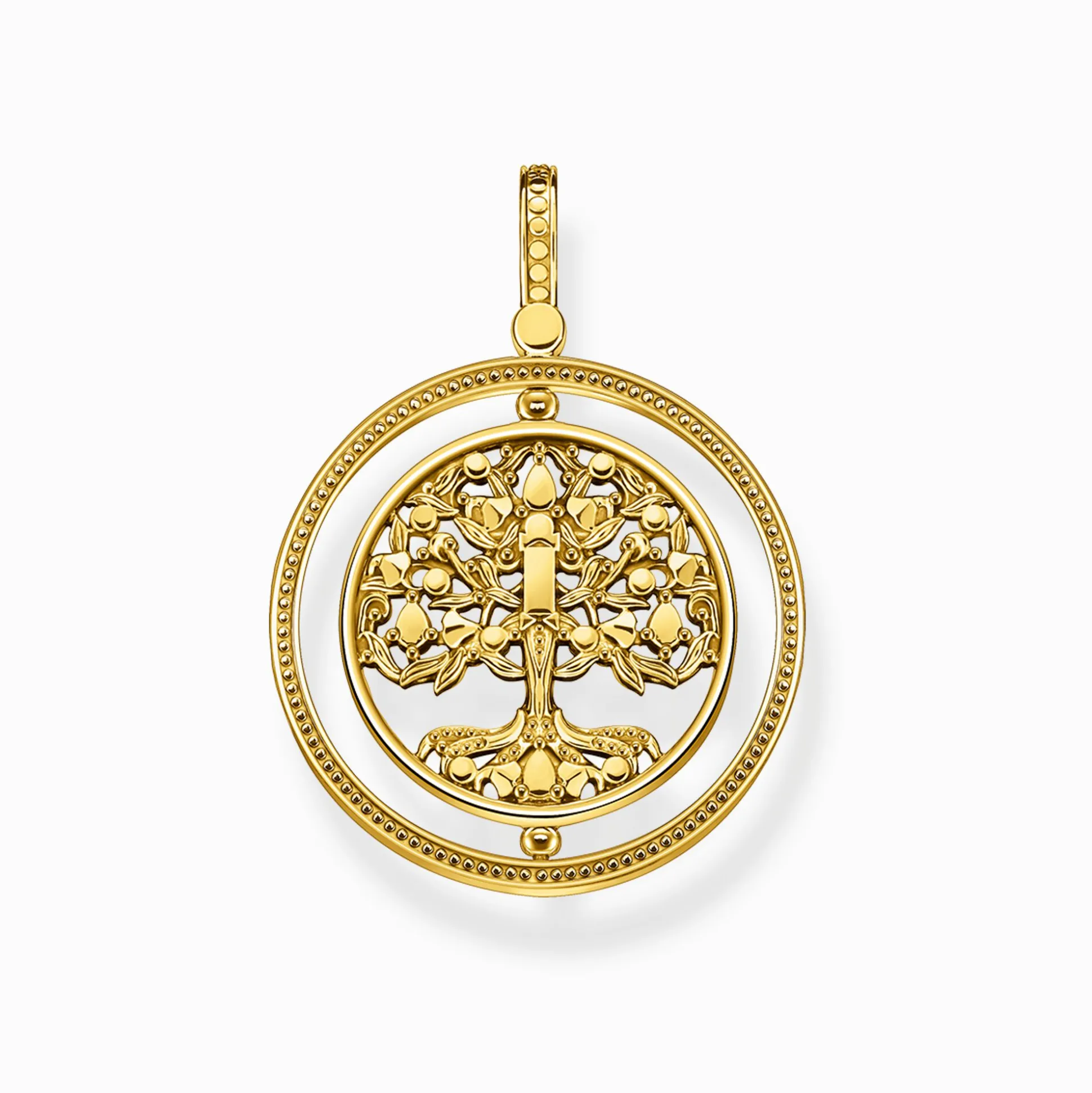 Best Sale Anhänger Baum der Liebe gold farbige Steine Damen Anhänger