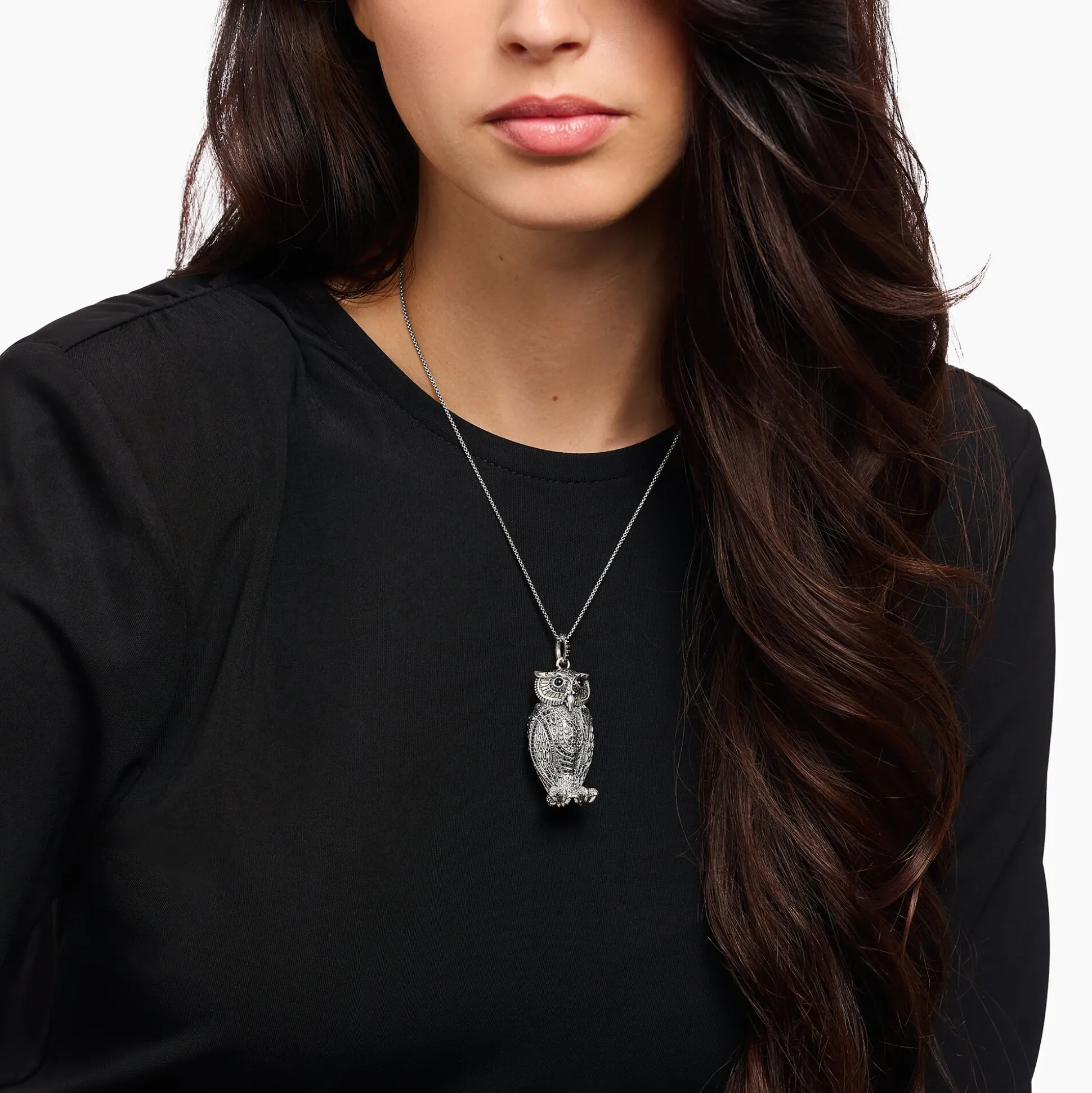 Cheap Anhänger Eule Mystische Wächtereule Limited Edition Silber Damen Anhänger|Anhänger