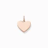 Best Anhänger Herz klein roségold Damen Anhänger|18K Rosé-Vergoldung - 925 Silber