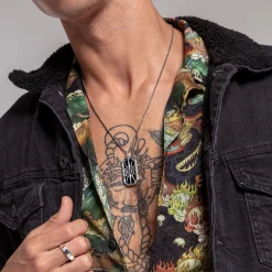 Cheap Anhänger Kompass Stern schwarz Damen Anhänger|Anhänger