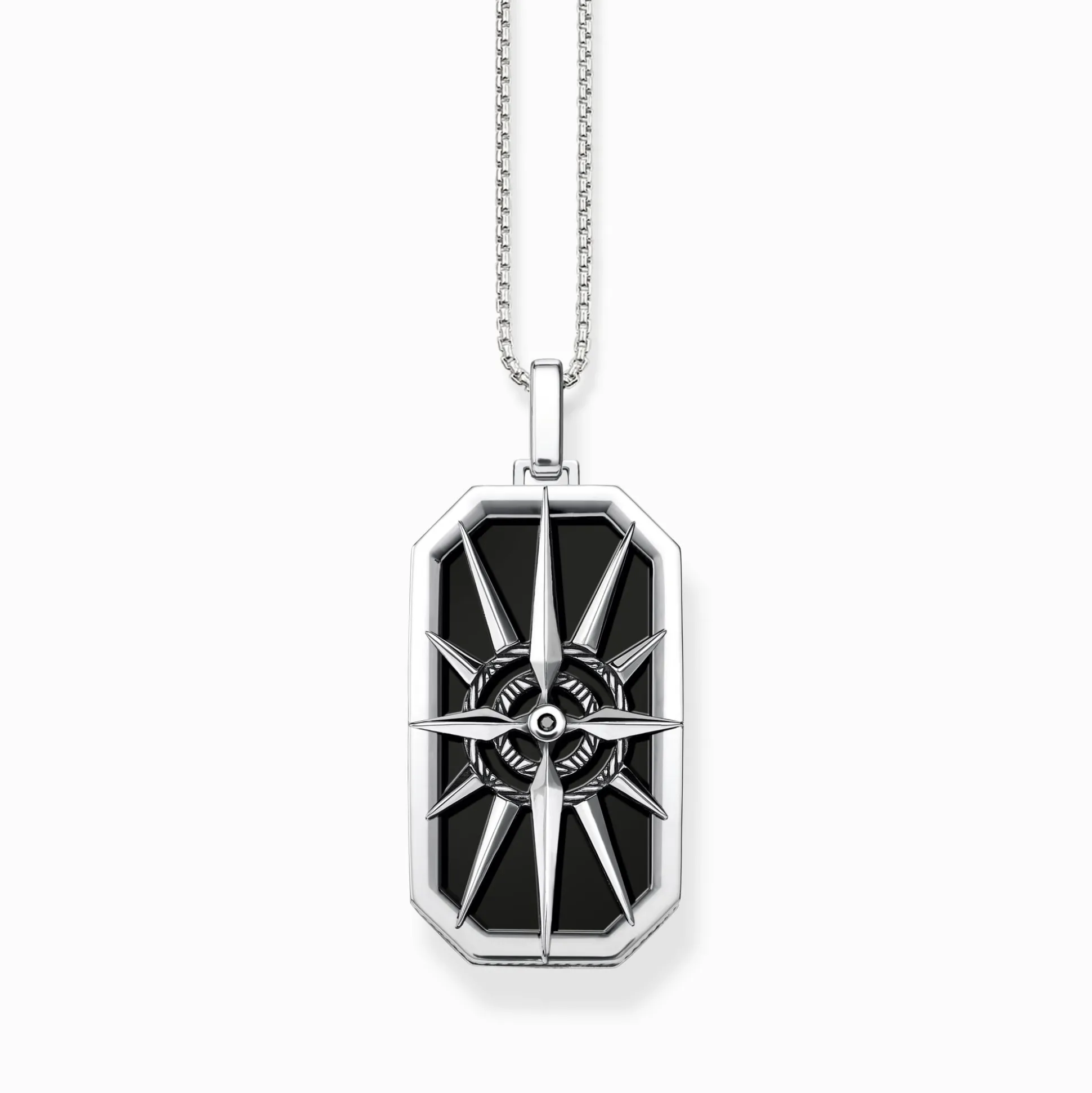 Cheap Anhänger Kompass Stern schwarz Damen Anhänger|Anhänger