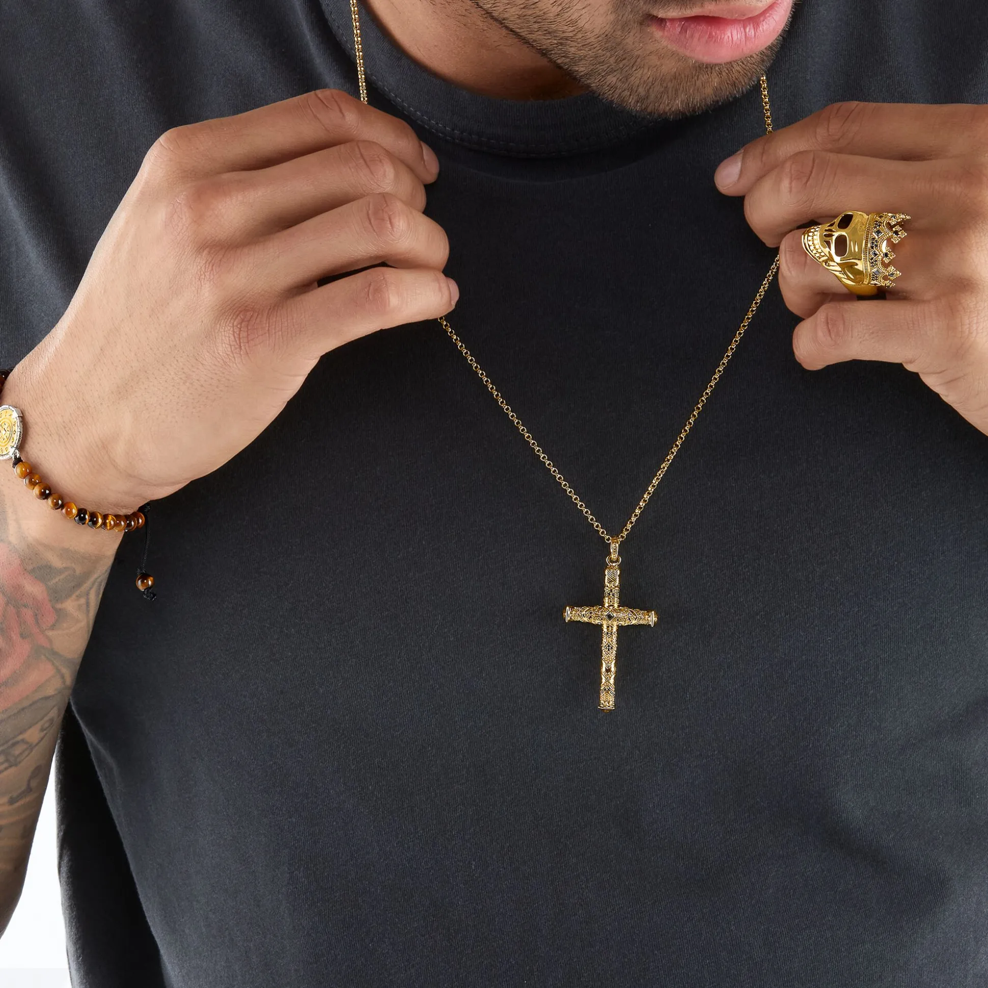 New Anhänger Kreuz gold Damen Anhänger|Anhänger