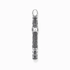 Best Sale Anhänger Kreuz schwarze Steine silber Damen Anhänger|Anhänger