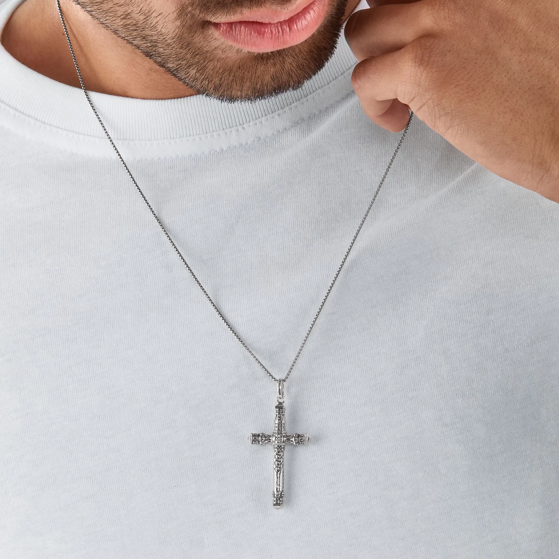 Cheap Anhänger Kreuz silber Damen Anhänger|Anhänger