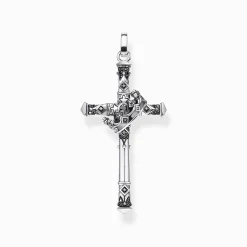 New Anhänger Kreuz und Krone Damen Anhänger|Anhänger