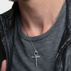 Fashion Anhänger Lebenskreuz Ankh mit Skarabäus Damen Anhänger|Anhänger