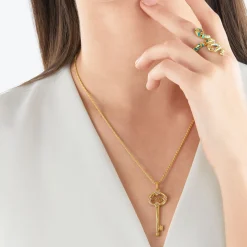 Discount Anhänger Schlüssel gold Damen Anhänger