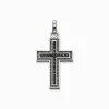 Cheap Anhänger schwarzes Kreuz Pavé Damen Anhänger|Anhänger