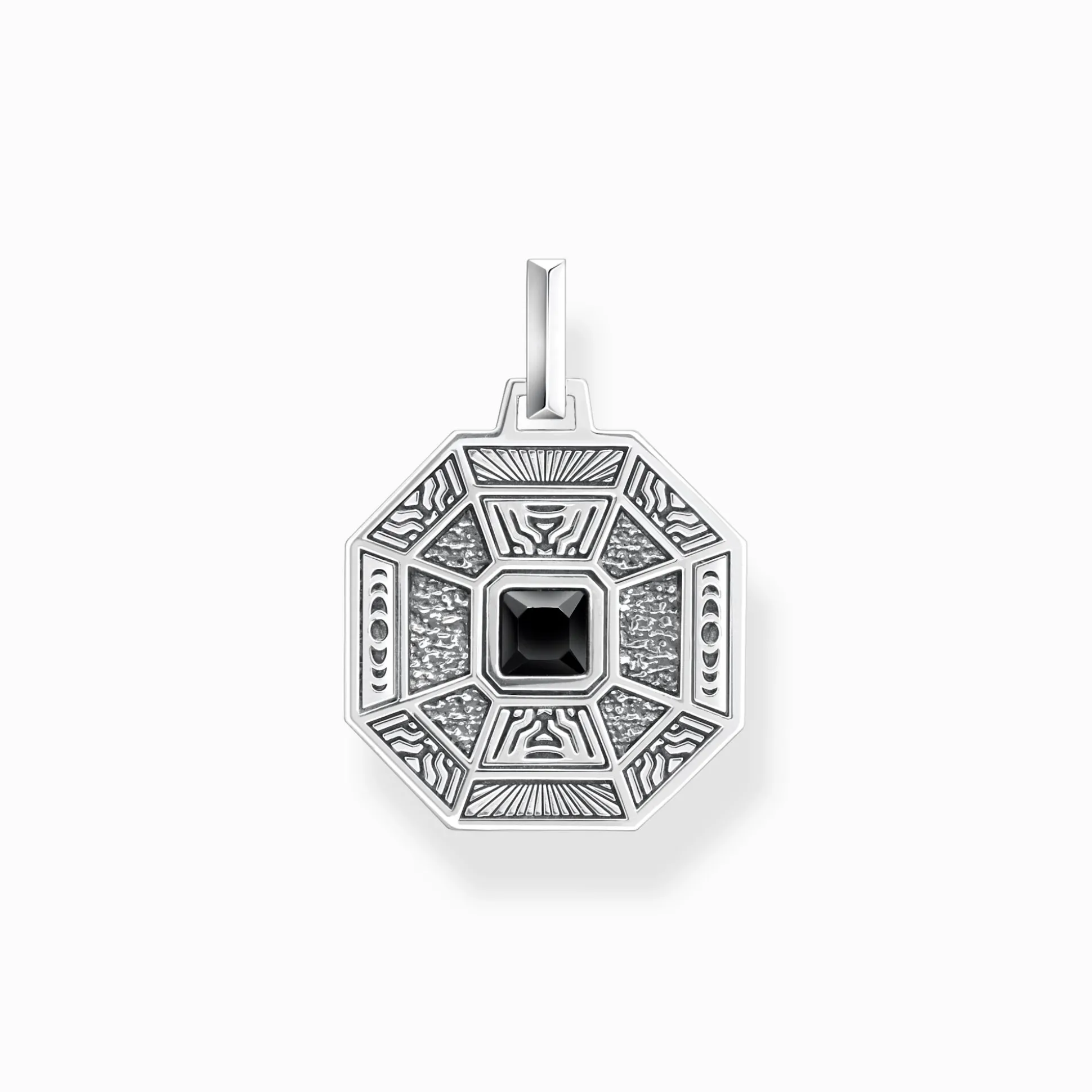 Online Anhänger Talisman mit schwarzem Onyx Silber Damen Anhänger|Anhänger
