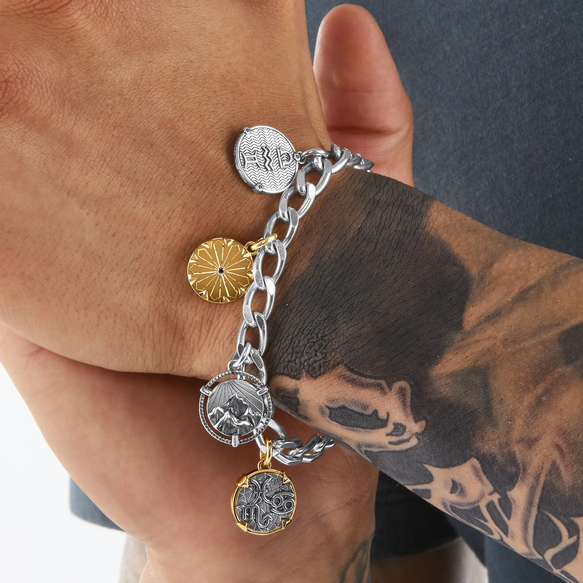 Discount Armband Elements of Nature gold-silber Damen Armbänder|Armbänder