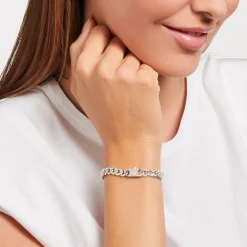 Store Armband Glieder silber Damen Armbänder