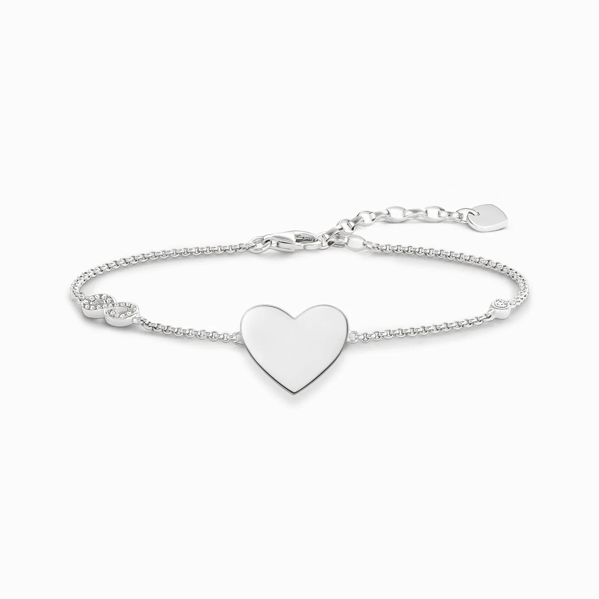Cheap Armband Herz mit Infinity Damen Armbänder|925 Silber