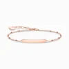 Discount Armband klassisch Dots roségold Damen Armbänder|18K Rosé-Vergoldung - 925 Silber