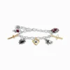 New Armband mit Anhängern True Romance Silber Damen Armbänder|925 Silber