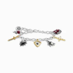 New Armband mit Anhängern True Romance Silber Damen Armbänder|925 Silber