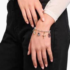 New Armband mit Anhängern True Romance Silber Damen Armbänder|925 Silber