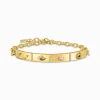 Flash Sale Armband mit kosmischen Symbolen und bunten Steinen vergoldet Damen Armbänder|18K Vergoldung - 925 Silber