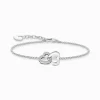 Best Sale Armband mit verschlungenen Herzen Silber Damen Armbänder|925 Silber