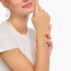 Best Sale Armband mit verschlungenen Herzen Silber Damen Armbänder|925 Silber