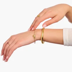 Flash Sale Armband Rose Roses Romance vergoldet Damen Armbänder|18K Vergoldung - 925 Silber
