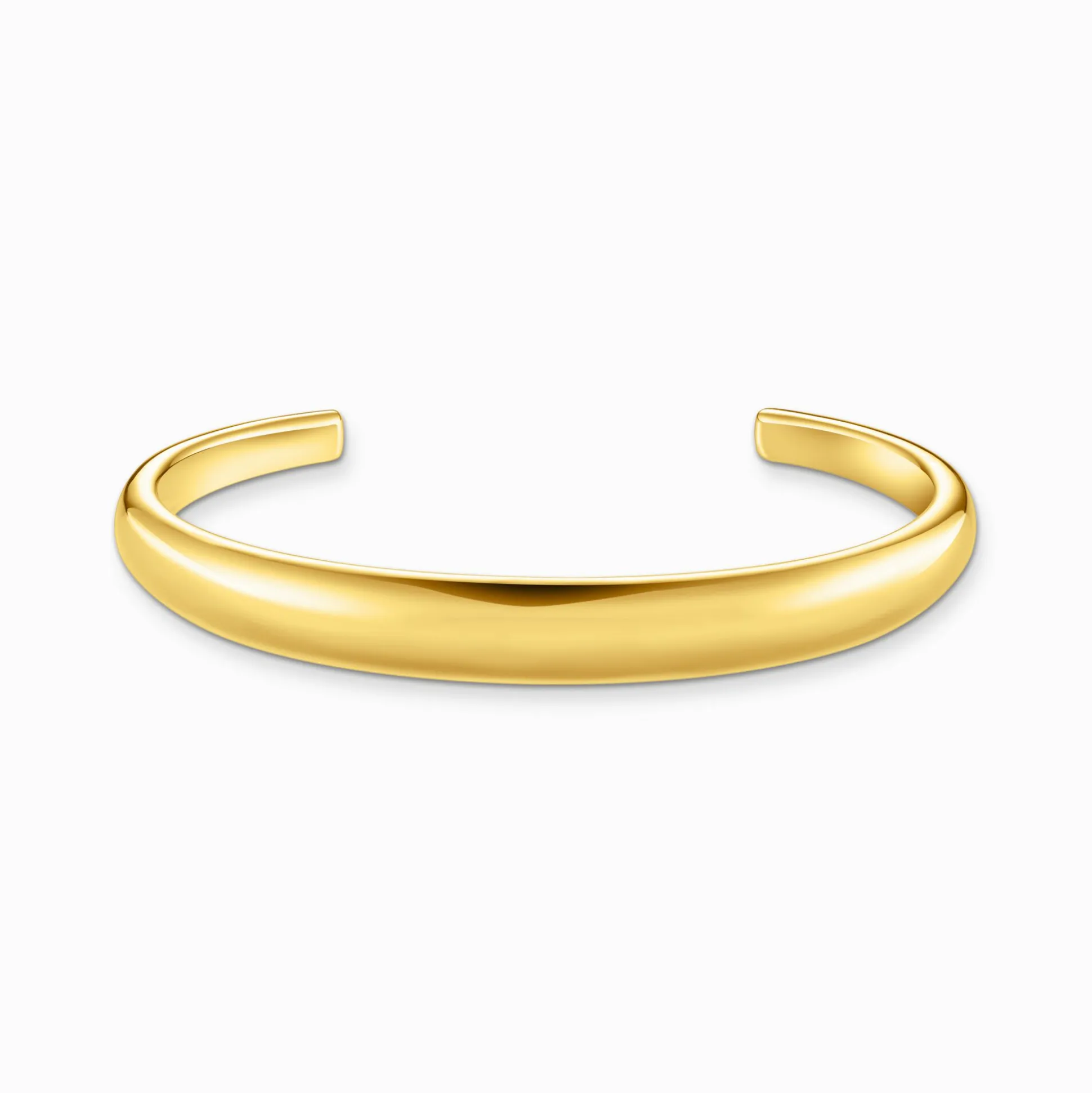 Discount Armreif mit zeitlos-edlem Design vergoldet Damen Armreife|18K Vergoldung - 925 Silber