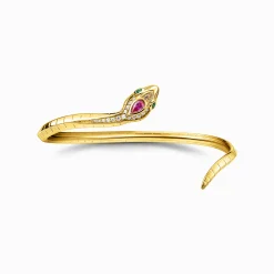 Flash Sale Armreif Schlange gold Damen Armreife|18K Vergoldung - 925 Silber