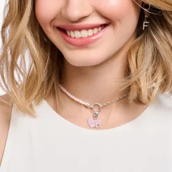 Cheap Charm-Anhänger Buchstabe B mit weißen Steinen Silber Damen Charms|Charms