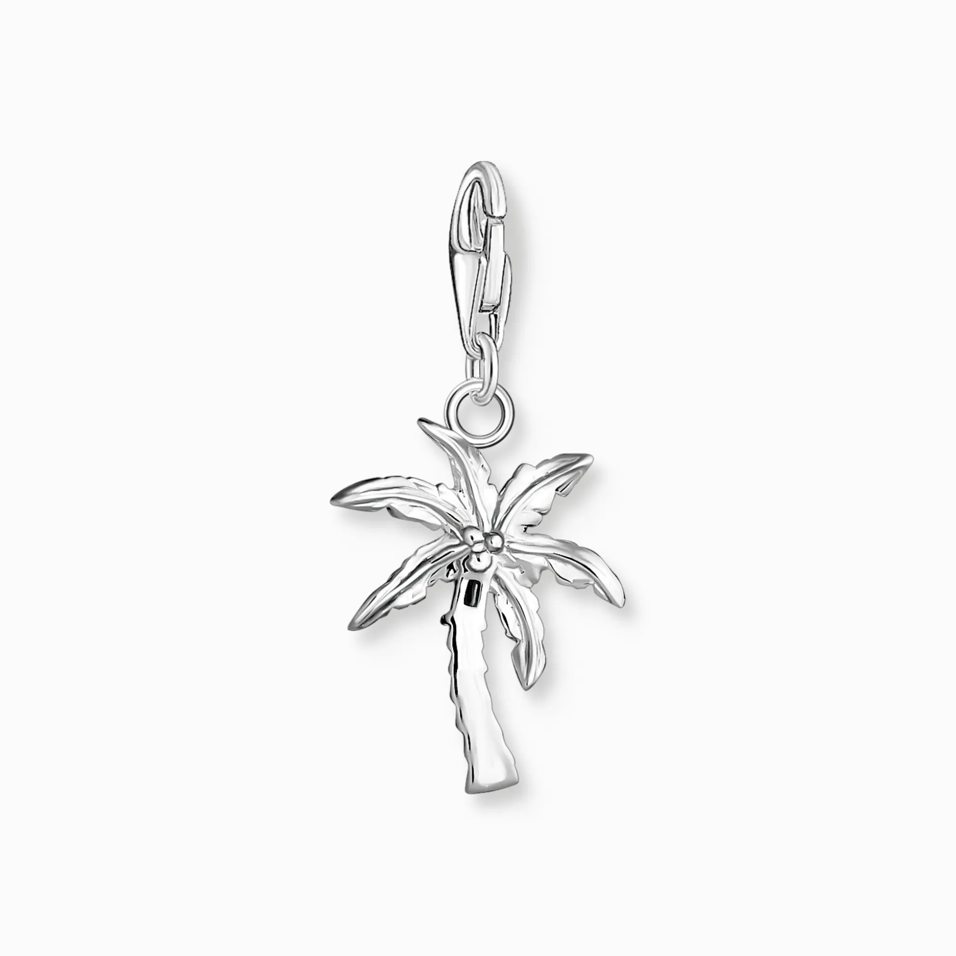 Discount Charm-Anhänger bunte Palme Silber Damen Charms|Charms