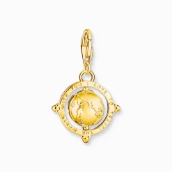 Flash Sale Charm-Anhänger bunte Weltkugel vergoldet Damen Charms|Charms