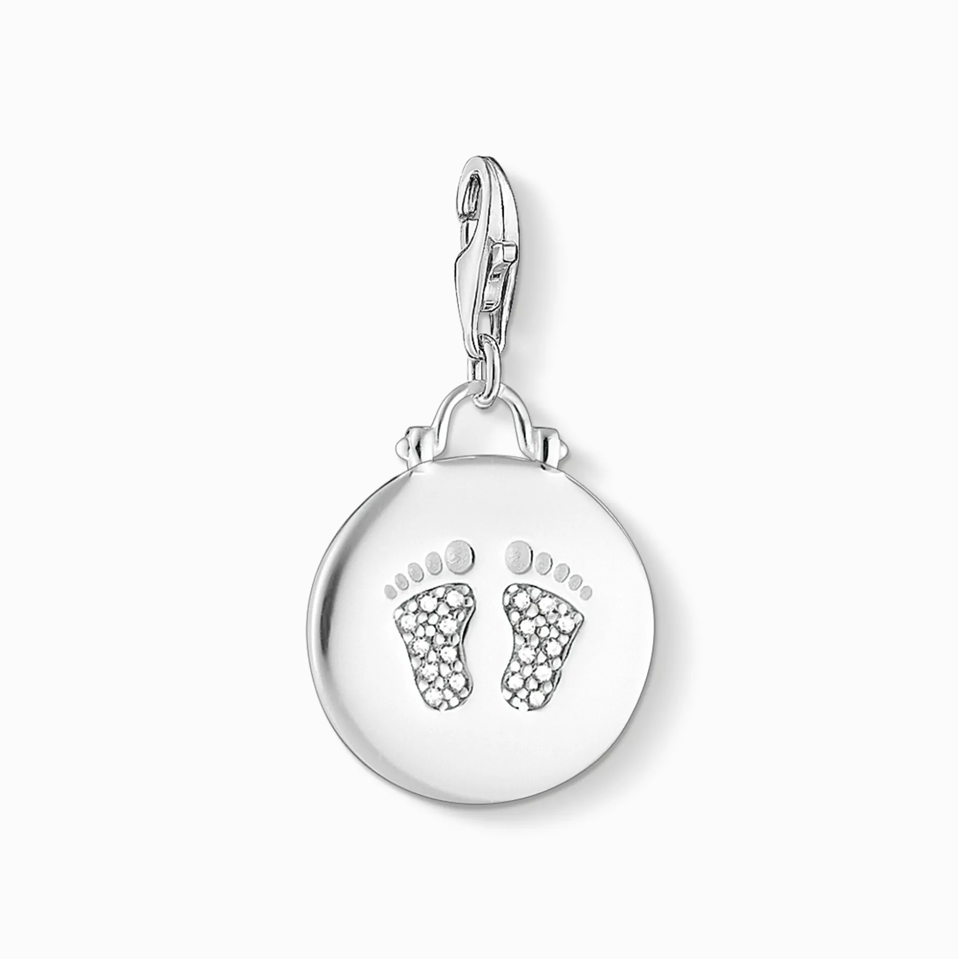 New Charm-Anhänger Coin Baby Fußabdruck Damen Charms|Charms