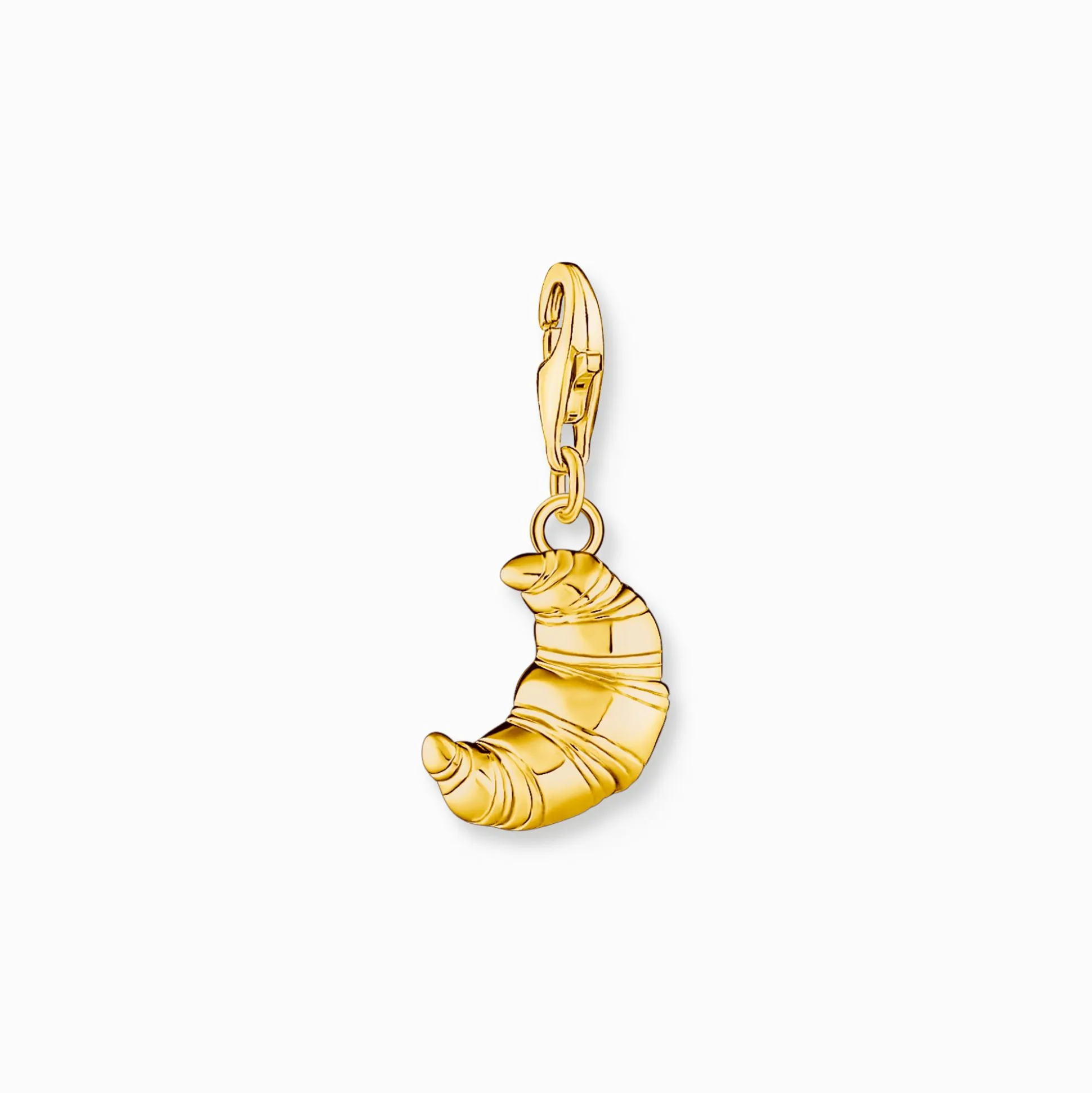 Clearance Charm-Anhänger Croissant vergoldet Damen Charms|Charms