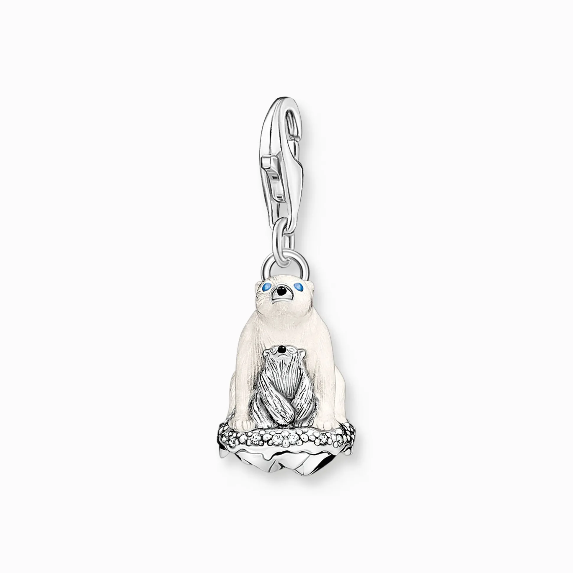 Fashion Charm-Anhänger Eisbären silber Damen Charms|Charms