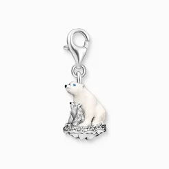Fashion Charm-Anhänger Eisbären silber Damen Charms|Charms