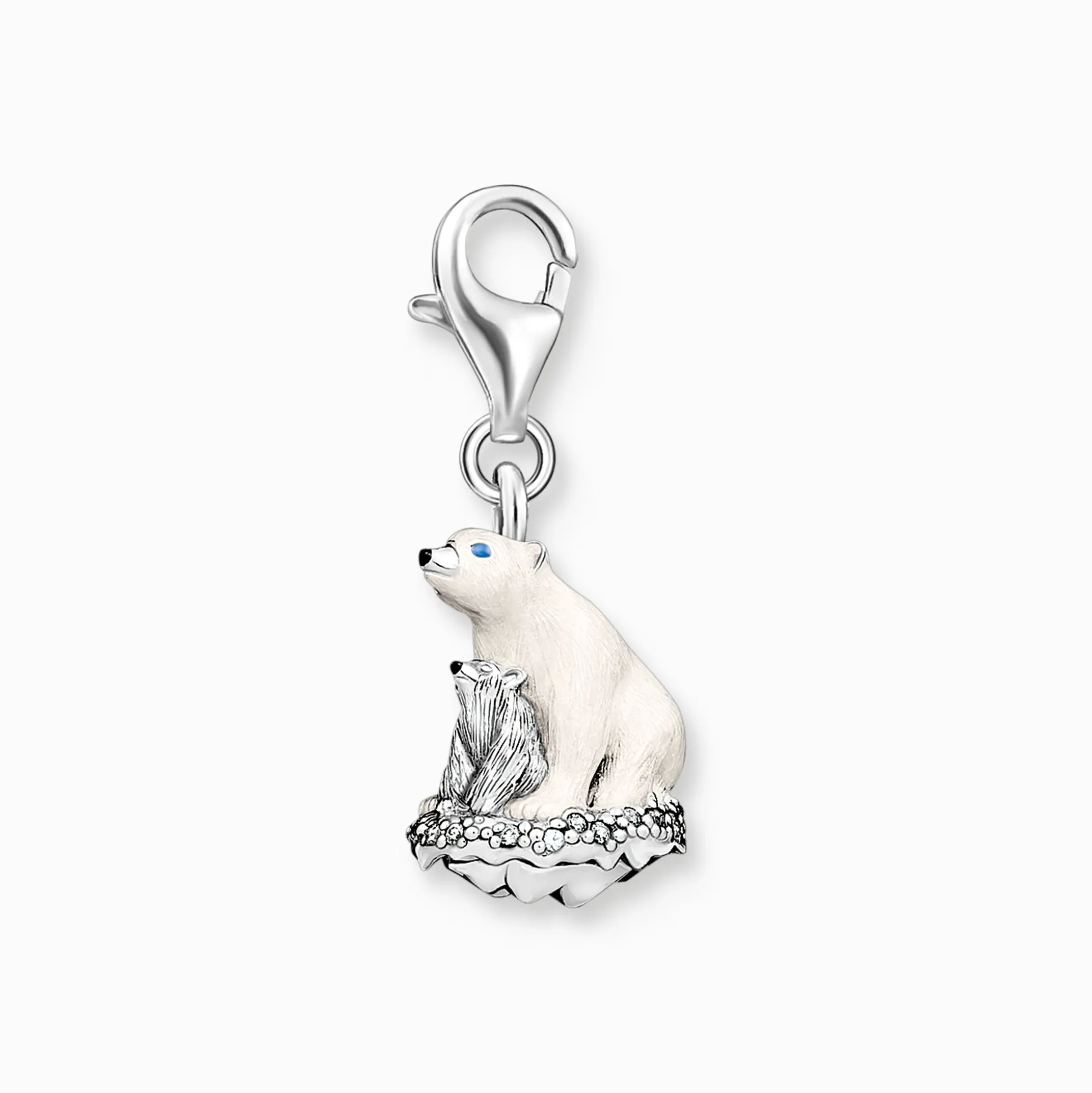 Fashion Charm-Anhänger Eisbären silber Damen Charms|Charms