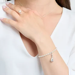 Fashion Charm-Anhänger Eisbären silber Damen Charms|Charms