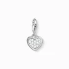 Cheap Charm-Anhänger Glitzerherz Damen Charms|Charms