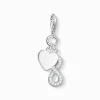 Best Sale Charm-Anhänger Herz mit Infinity Damen Charms|Charms