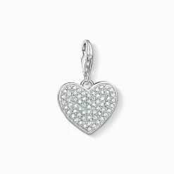 Discount Charm-Anhänger Herz Pavé Damen Charms|Charms