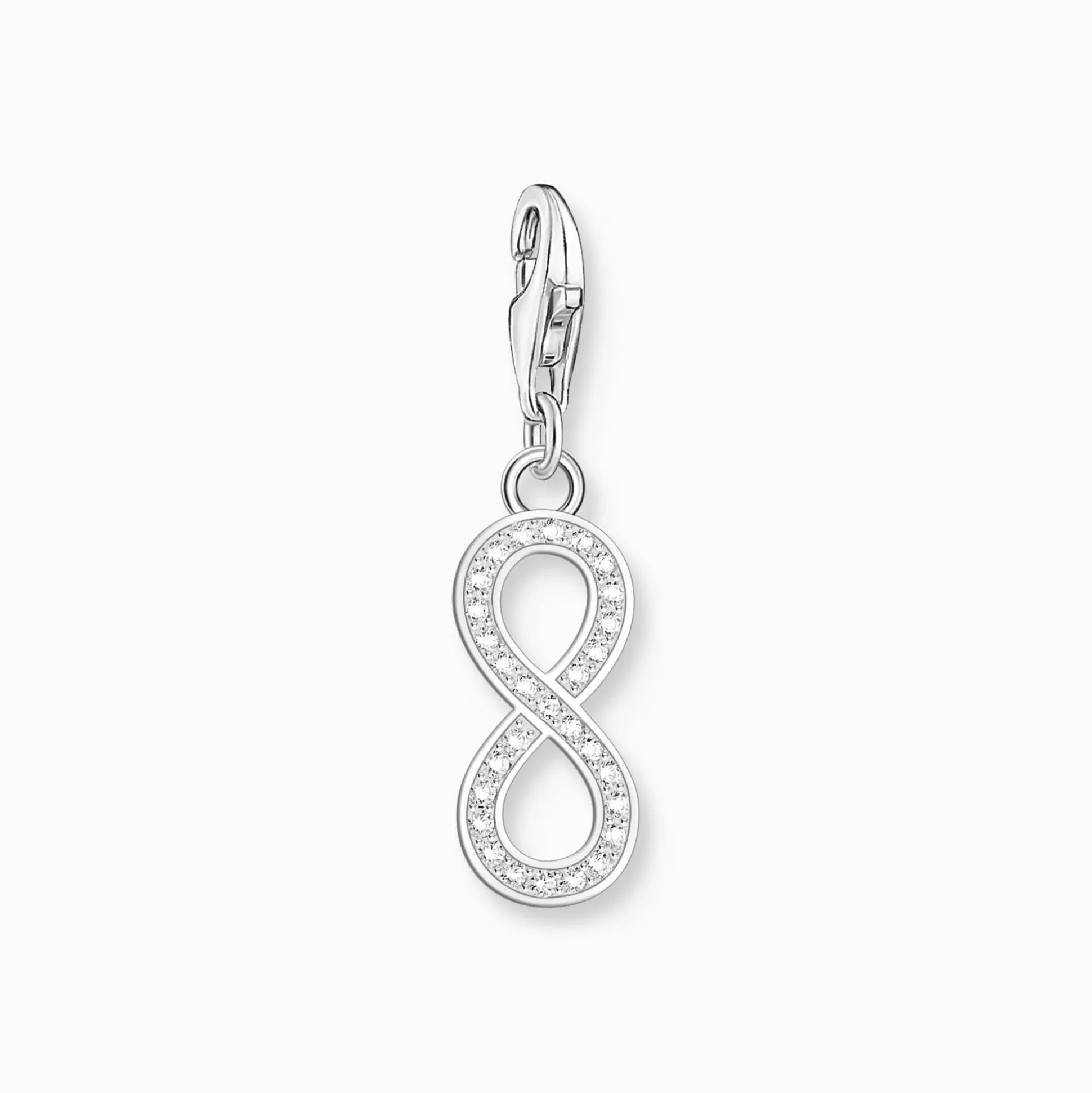 Online Charm-Anhänger Infinity mit Zirkoniasteinen Silber Damen Charms|Charms