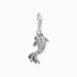 Online Charm-Anhänger Koi mit Zirkoniasteinen Silber Damen Charms|Charms
