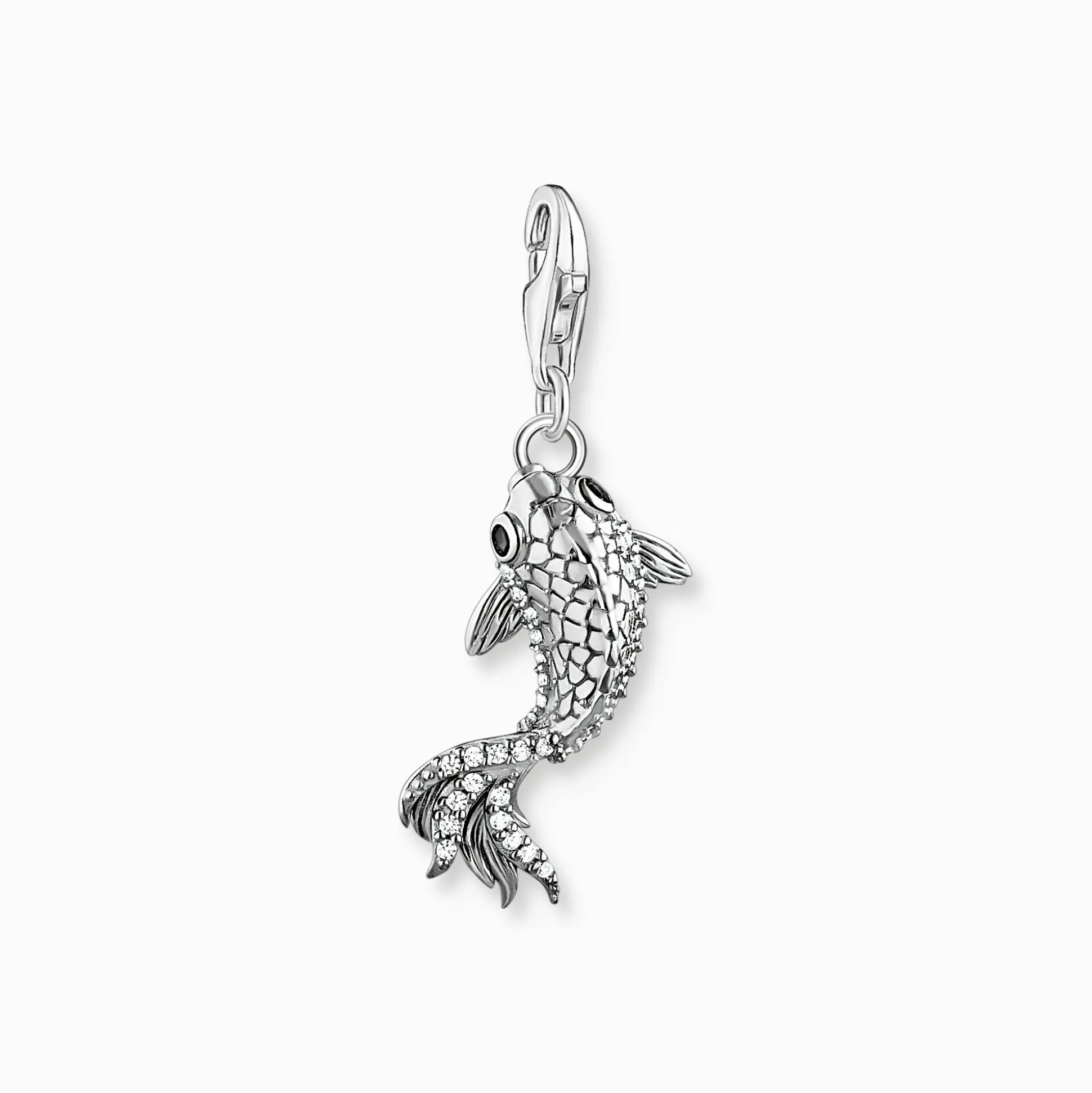 Online Charm-Anhänger Koi mit Zirkoniasteinen Silber Damen Charms|Charms