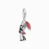 Outlet Charm-Anhänger küssendes Paar Silber Damen Charms|Charms