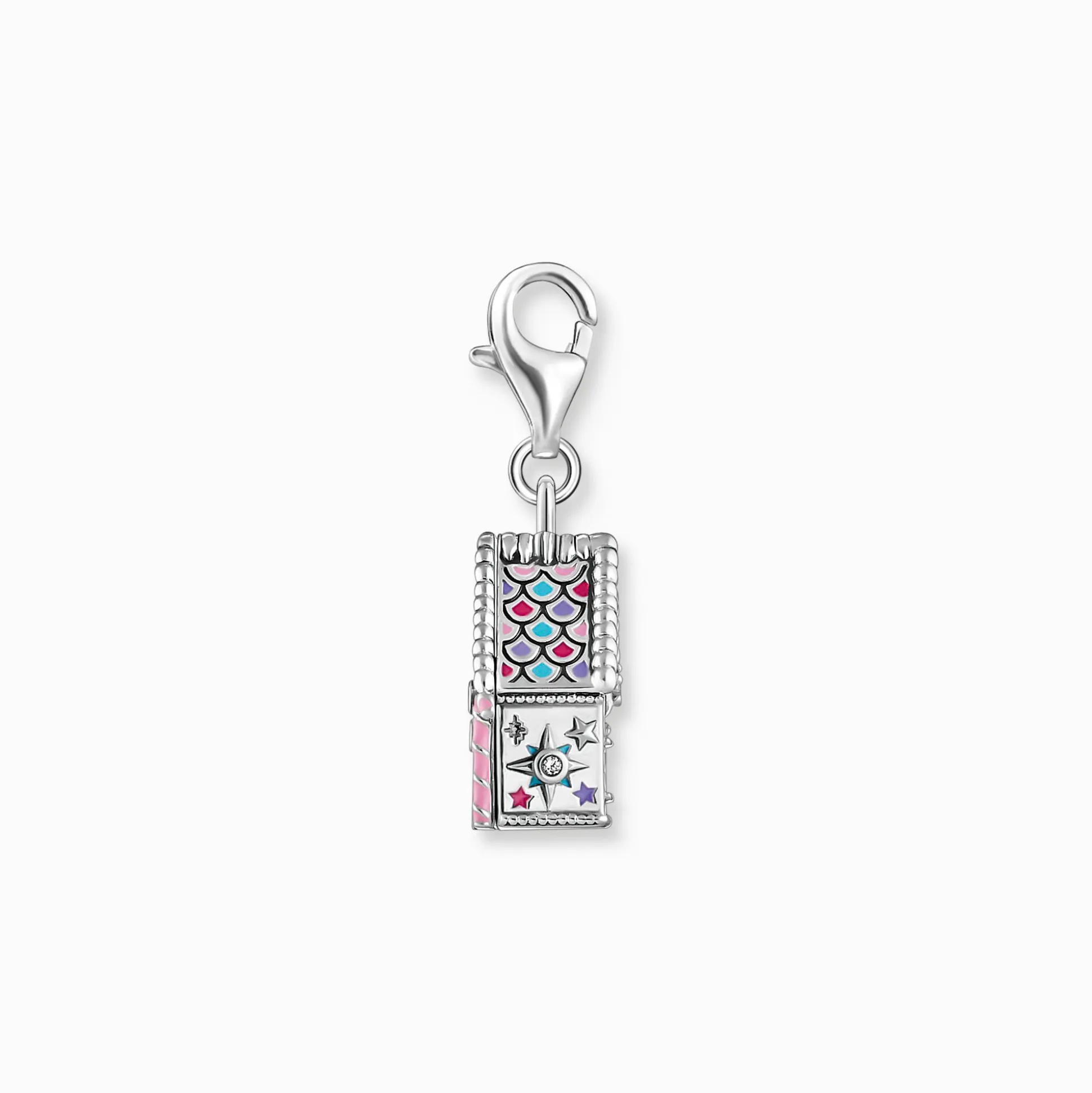 Best Charm-Anhänger Lebkuchenhaus mit vielen Details Silber Damen Charms|Charms