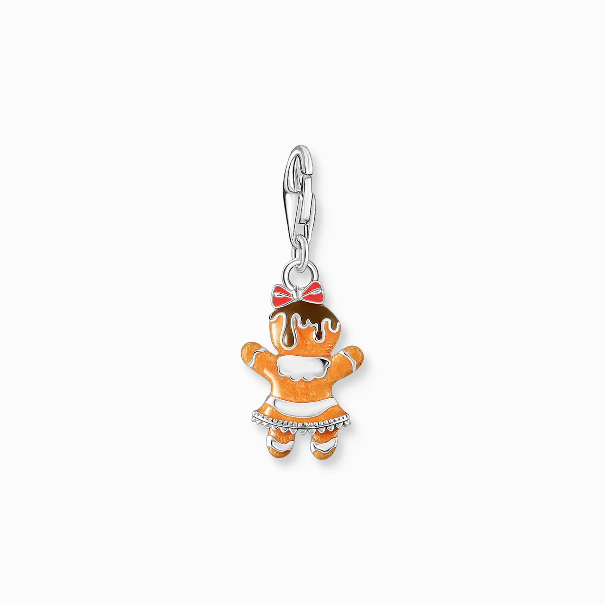 Fashion Charm-Anhänger Lebkuchen-Mädchen Silber Damen Charms|Charms