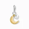 Cheap Charm-Anhänger Mond und Herz I Love you TO THE MOON und BACK Damen Charms|Charms