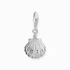 New Charm-Anhänger Muschel silber Damen Charms|Charms