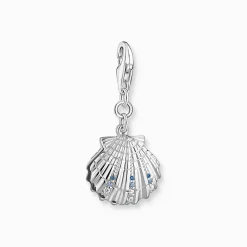 New Charm-Anhänger Muschel silber Damen Charms|Charms