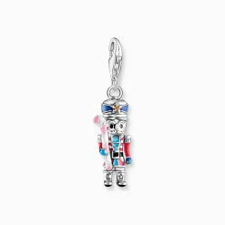 Cheap Charm-Anhänger Nussknacker mit Zuckerstange Silber Damen Charms|Charms