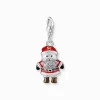 Clearance Charm-Anhänger Santa Claus Silber Damen Charms|Charms